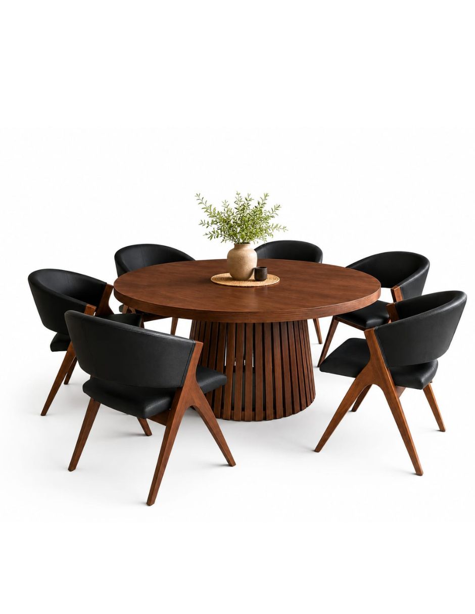 Comedor comedores para 6 personas de madera de pino Comedor comedores para 6 personas de madera de pino