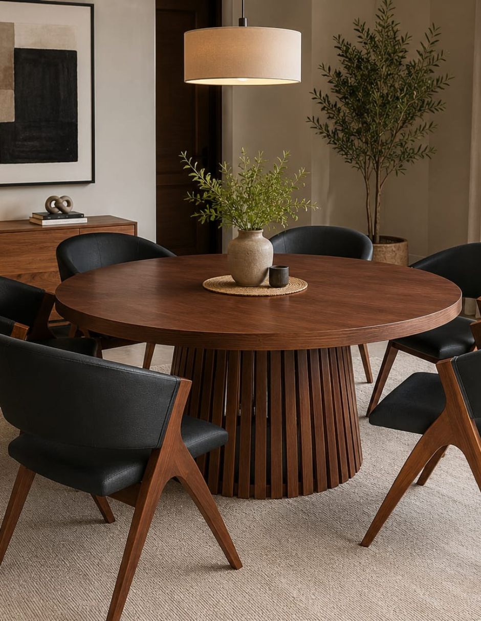 Comedor comedores para 6 personas de madera de pino 2