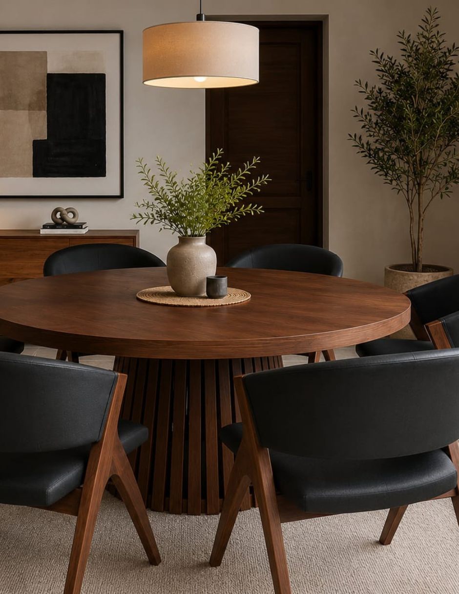 Comedor comedores para 6 personas de madera de pino 3