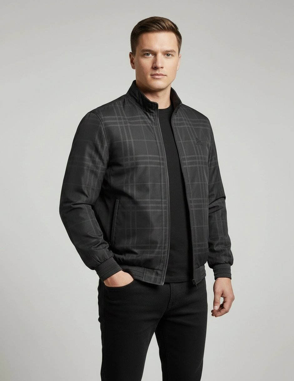 Chamarra bomber polo retro of yatch london boris reversible para hombre