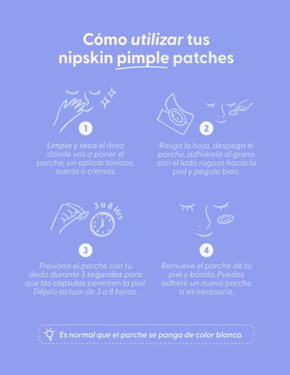 Parches para acné Pimple Patch con micro cápsulas My Way Out Nipskin 3