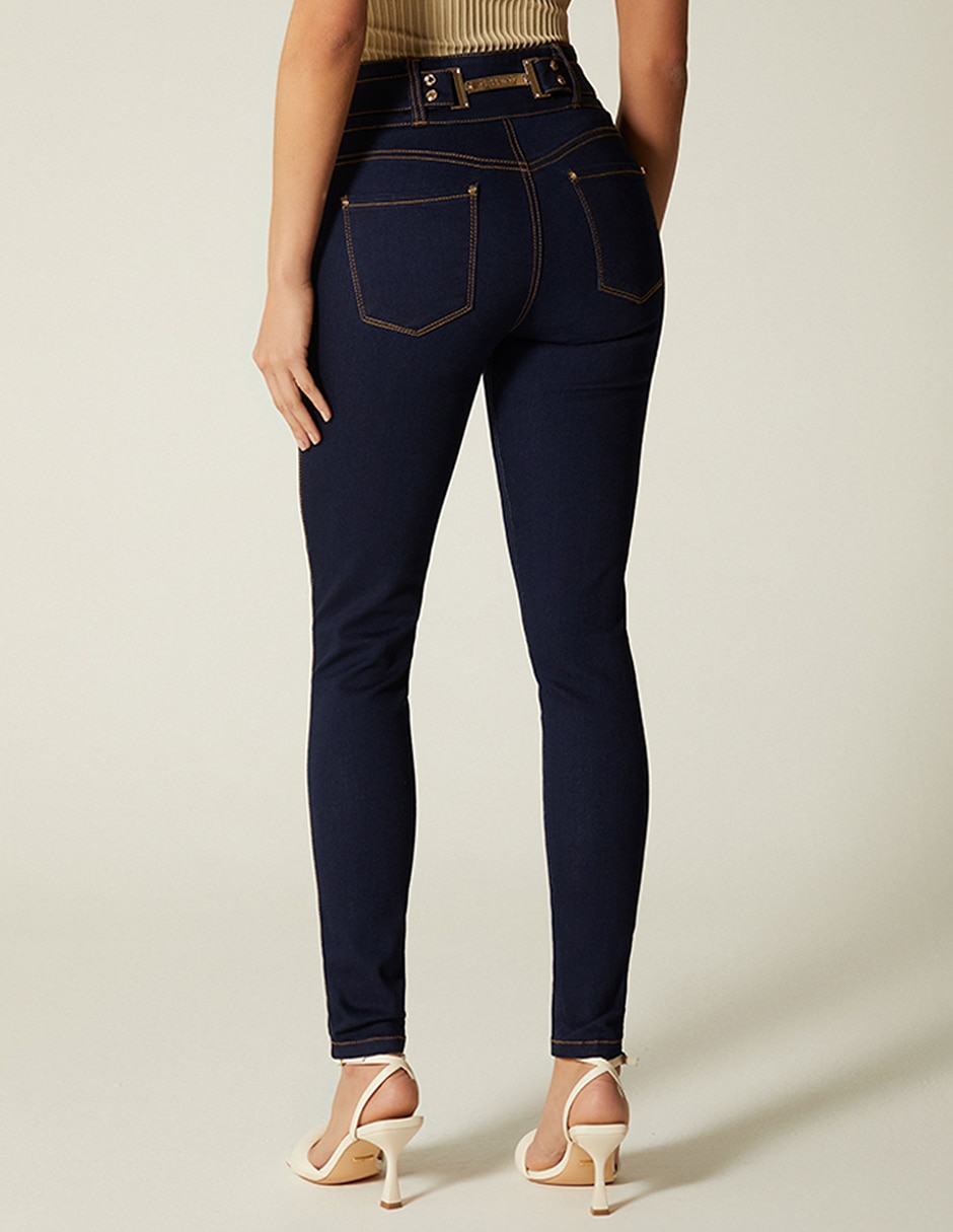 Jeans regular ultra slim cintura alta studio f estocolmo para mujer
