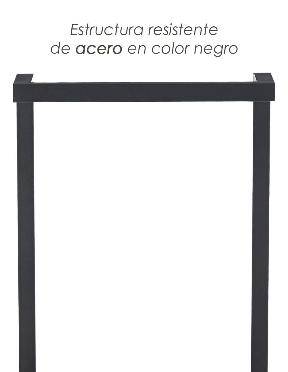 Estante de mdf ilios innova est-6632/negro