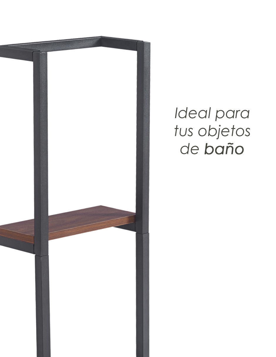 Estante de mdf ilios innova est-6632/negro