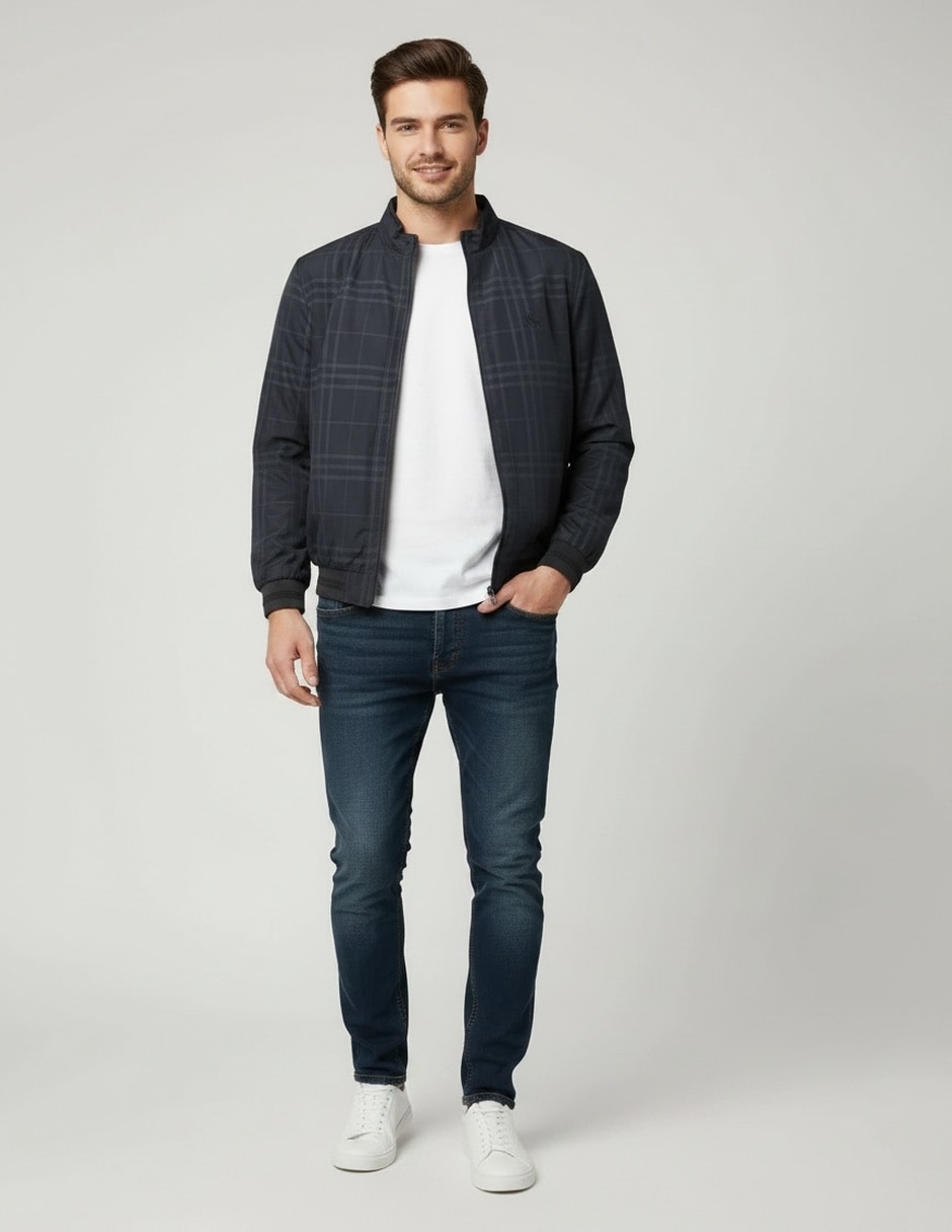 Chamarra bomber polo retro of yatch london reversible para hombre