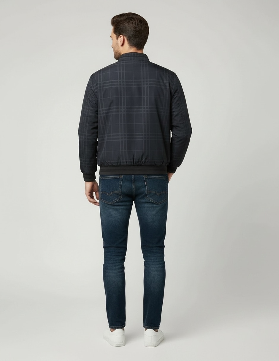 Chamarra bomber polo retro of yatch london reversible para hombre
