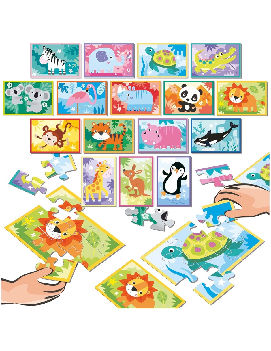 Rompecabezas animales puzzle battle jr. Animals 144 piezas 2
