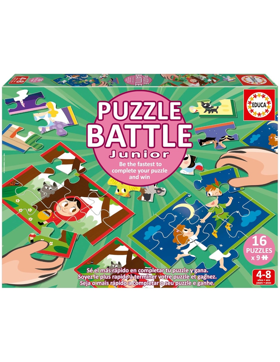 Rompecabezas cuentos puzzle battle jr. Cuentos 144 piezas