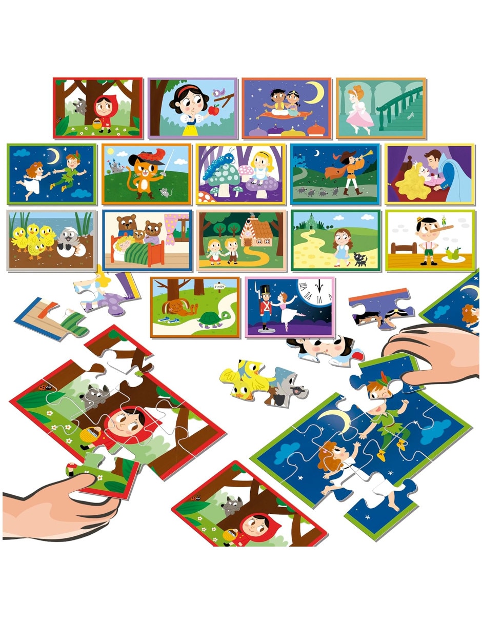 Rompecabezas cuentos puzzle battle jr. Cuentos 144 piezas 2