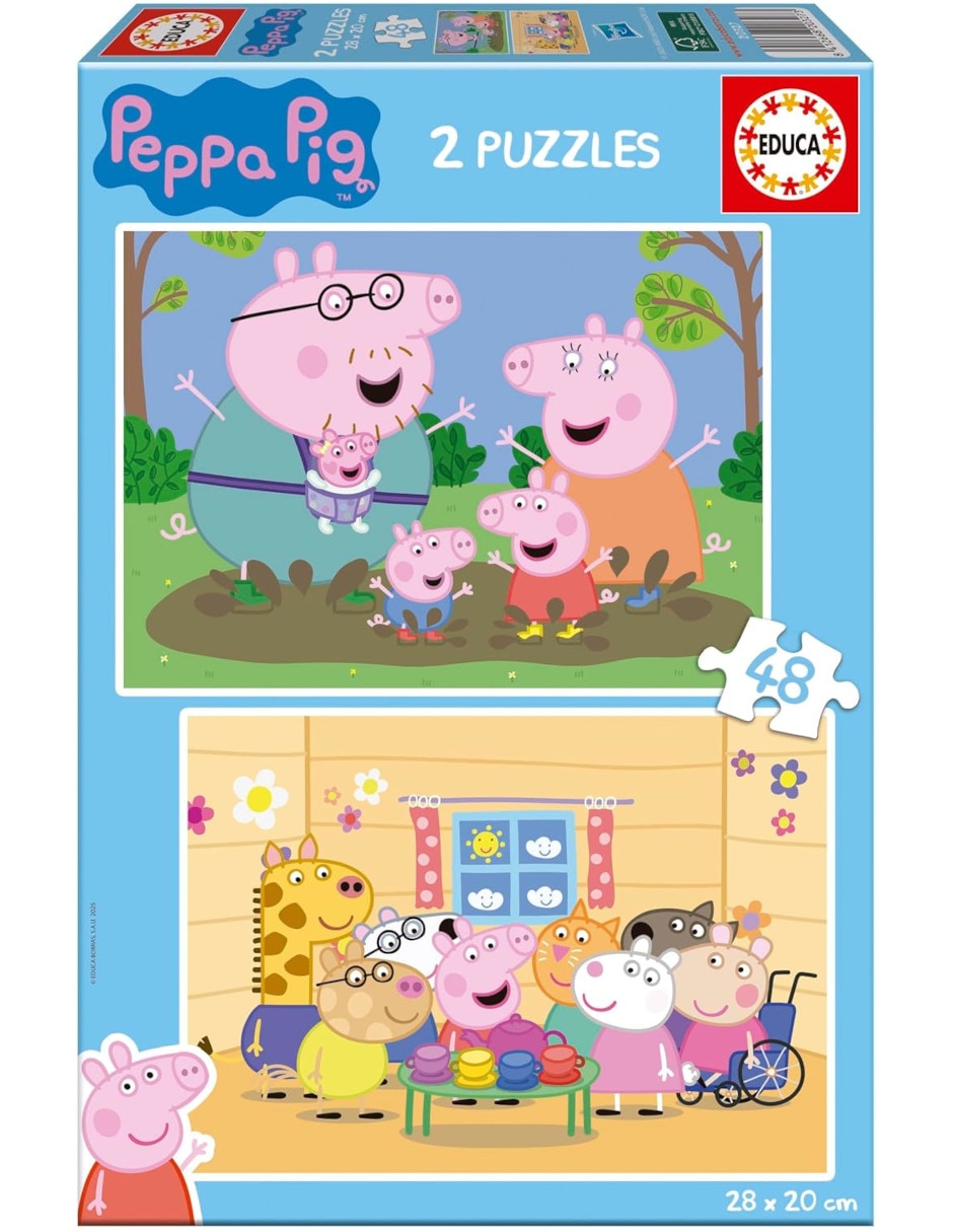 Caricaturas Peppa Pig 96 piezas