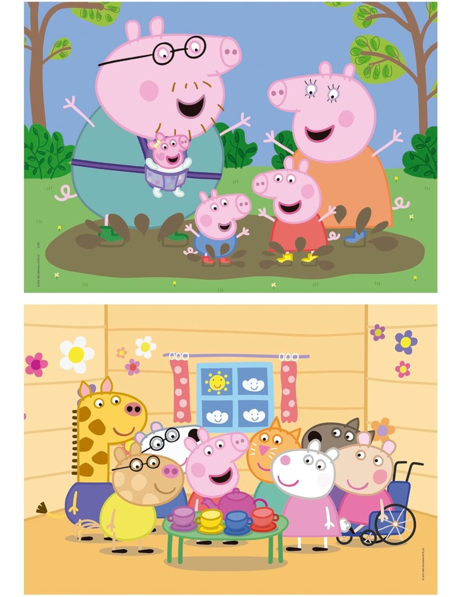 Caricaturas Peppa Pig 96 piezas 2
