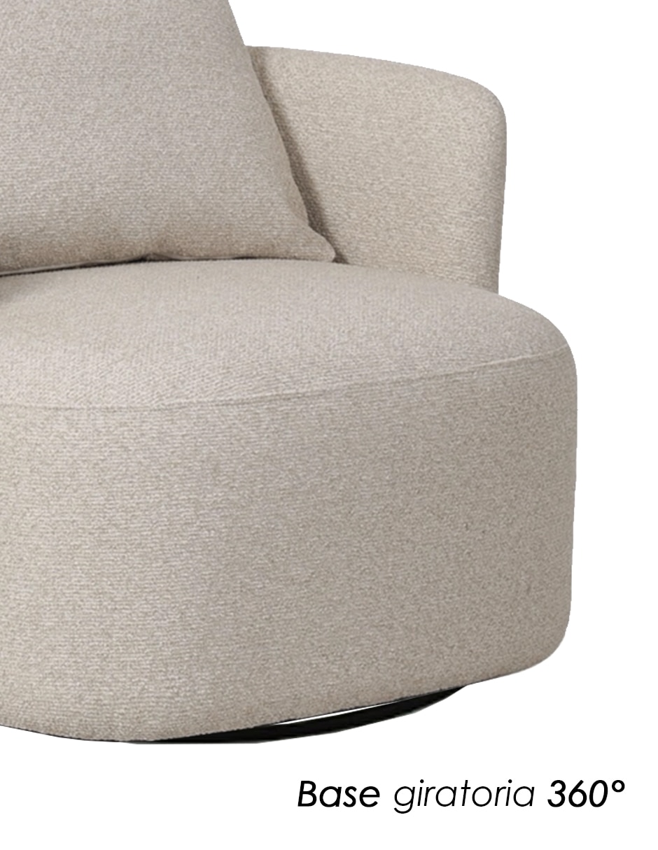Sillón de tela