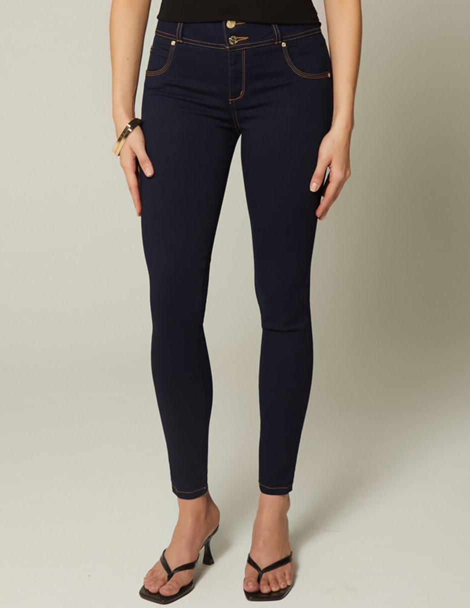Jeans regular ultra slim cintura studio f estocolmo crawford light para mujer