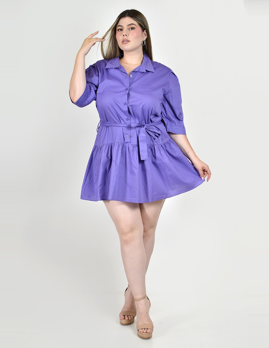 Vestido mini casual roman fashion para mujer