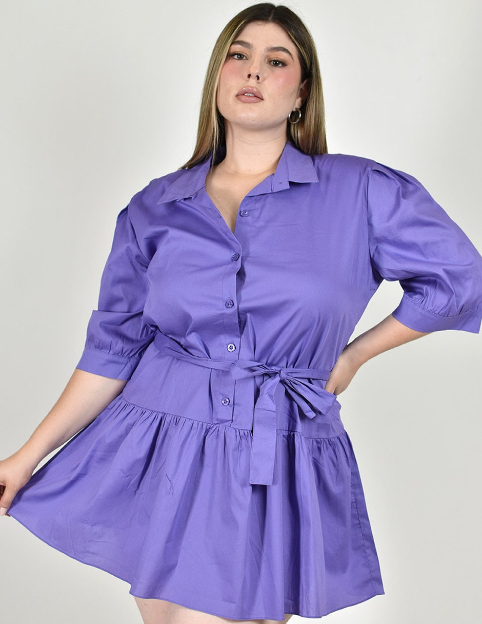 Vestido mini casual roman fashion para mujer