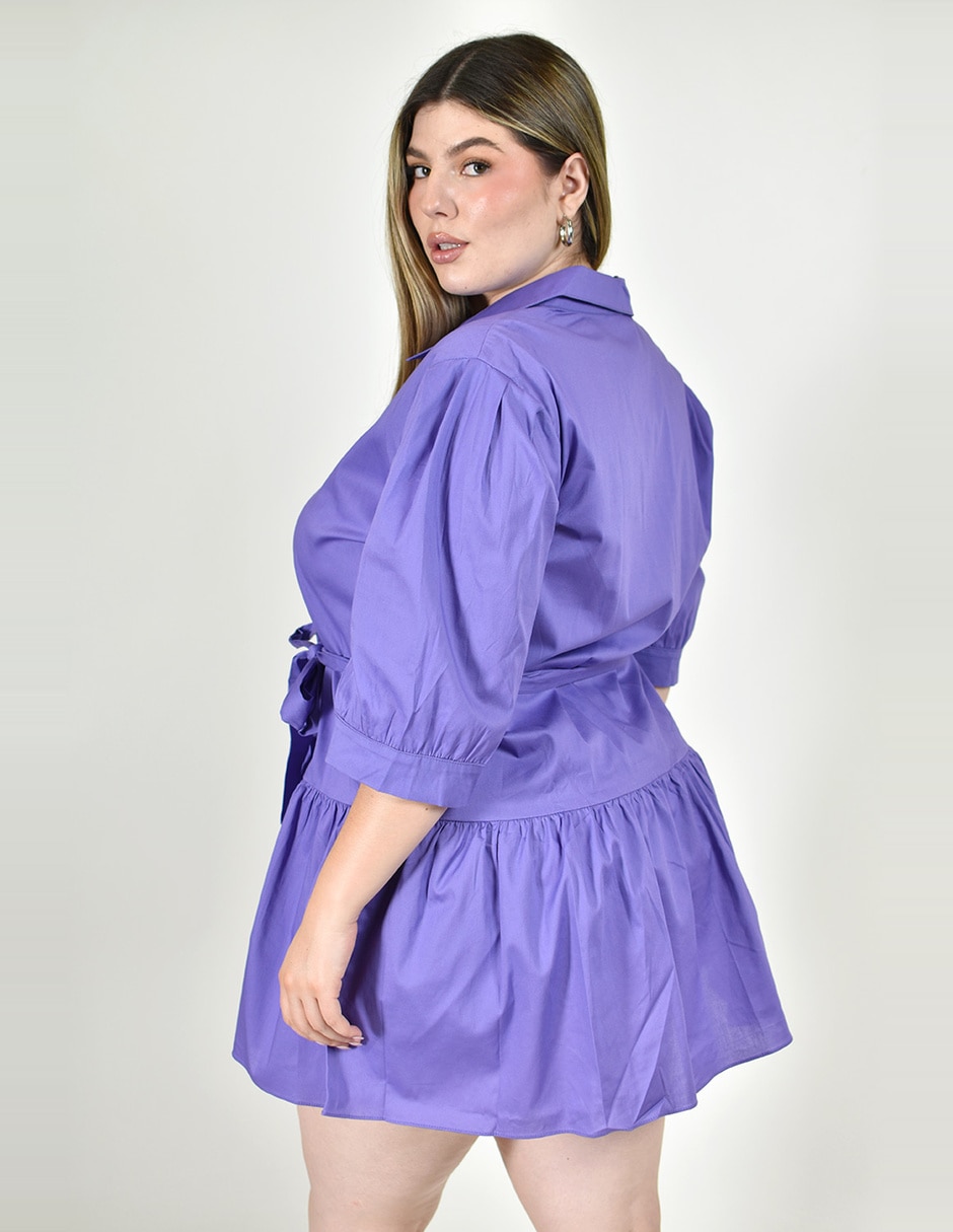 Vestido mini casual roman fashion para mujer