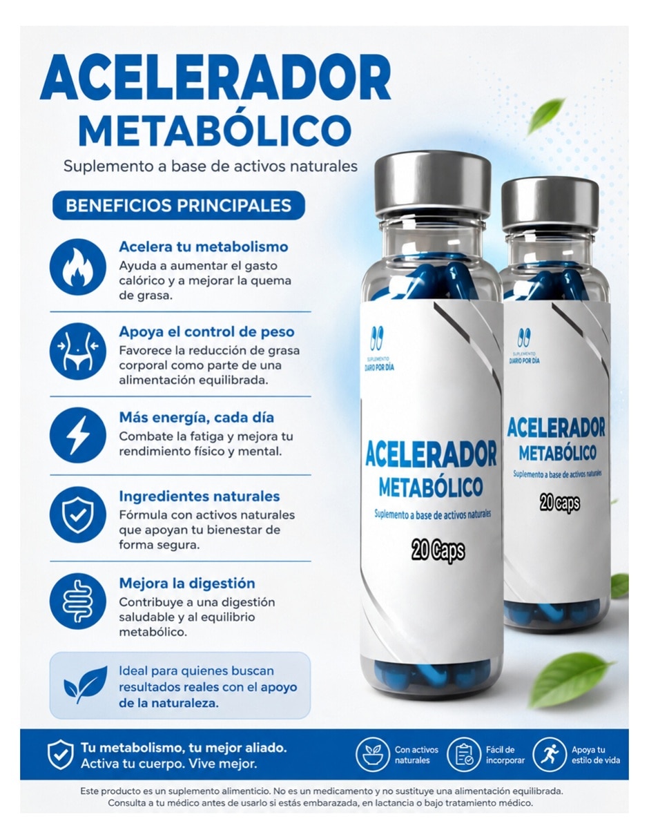 Acelerador Metabólico con Hoja de té verde orgánica sabor No saborizado de Acelerador Metabólico con Hoja de té verde orgánica sabor No saborizado de
