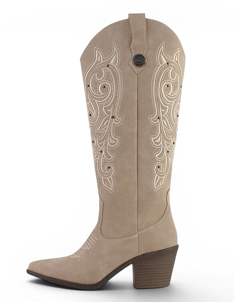 Bota cowboy abajo de la rodilla para mujer Bota cowboy abajo de la rodilla para mujer