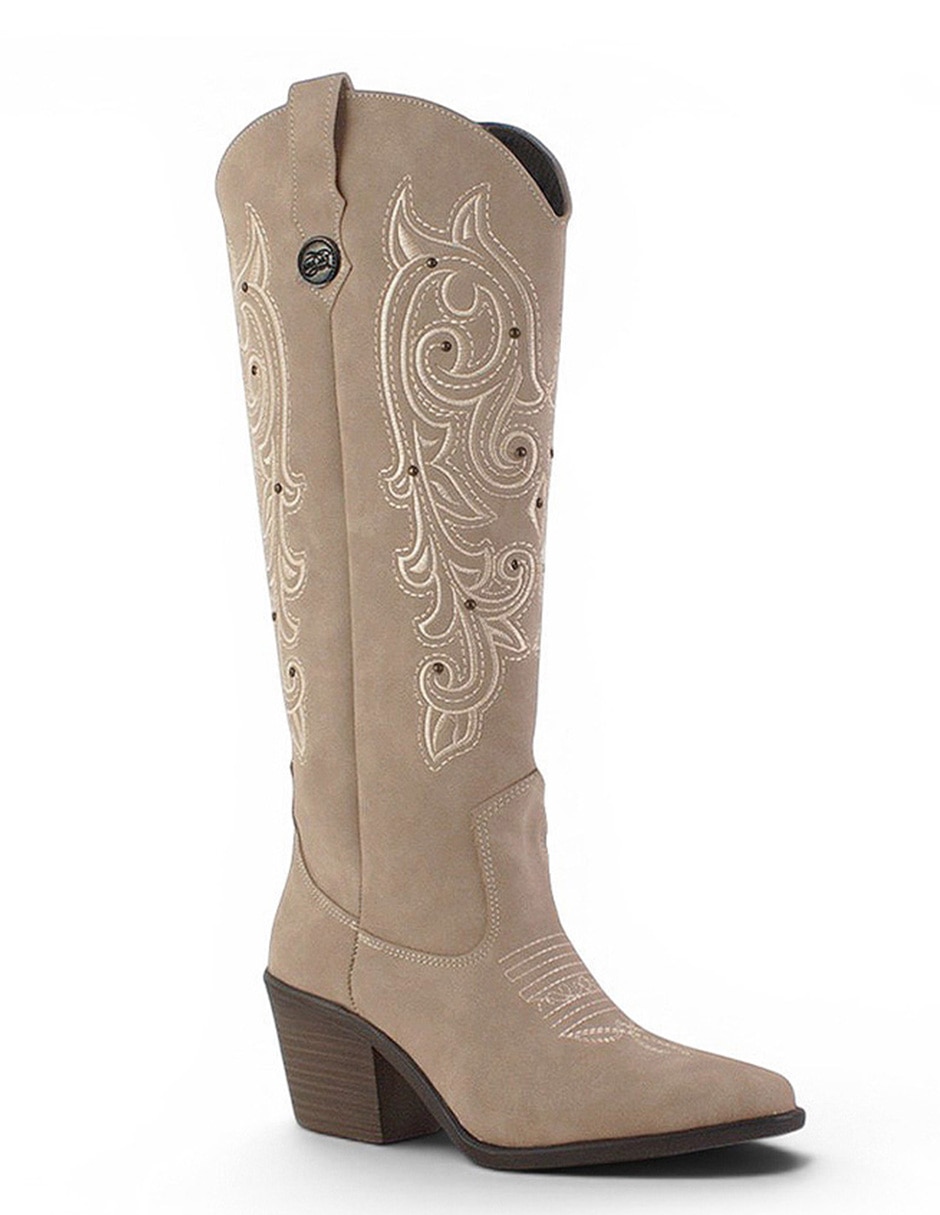 Bota cowboy abajo de la rodilla para mujer 2