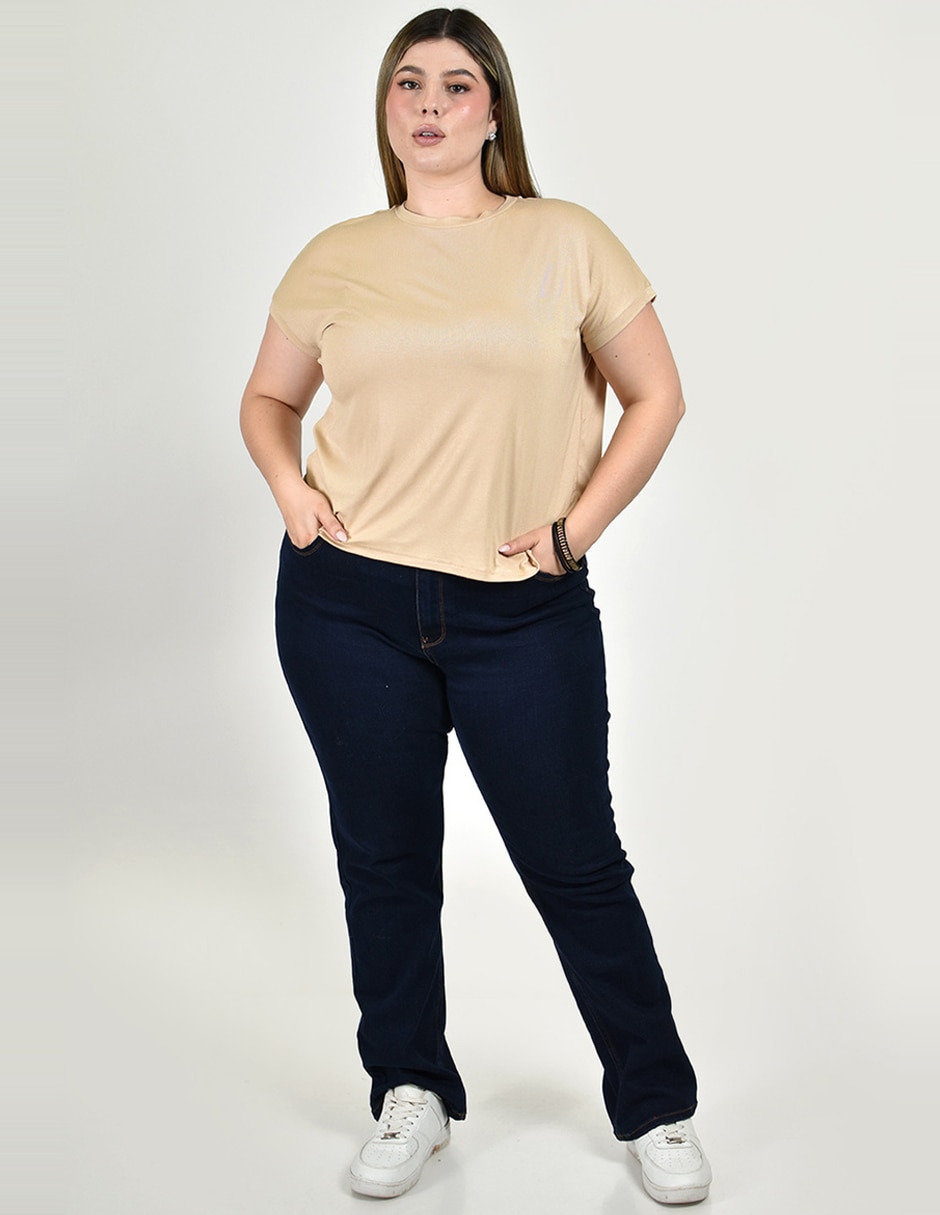 Manga Corta Cuello Redondo Para Mujer 4