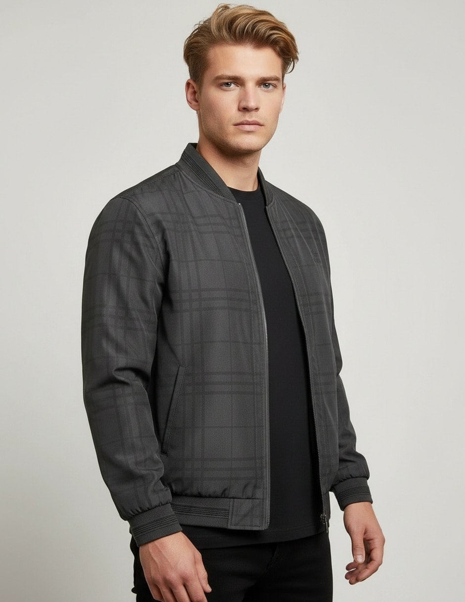 Chamarra bomber Boris reversible para hombre Chamarra bomber Boris reversible para hombre
