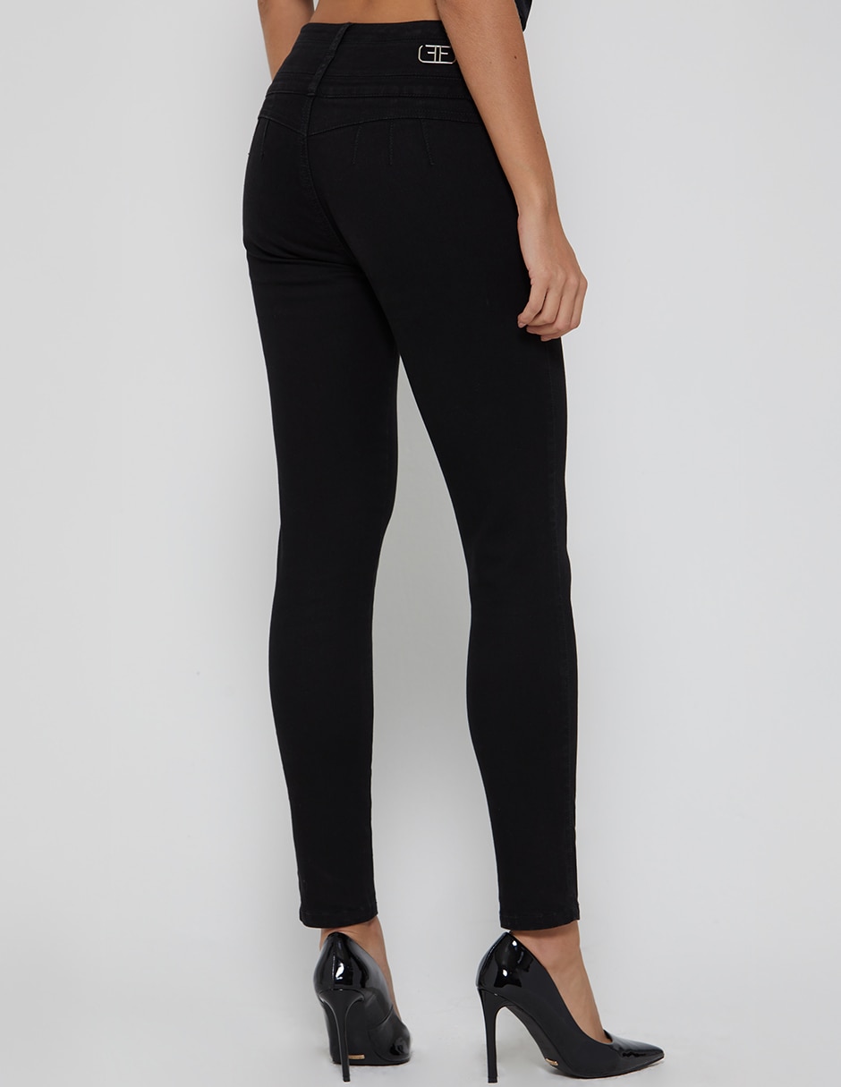 Jeans regular ultra slim cintura alta studio f miner para mujer