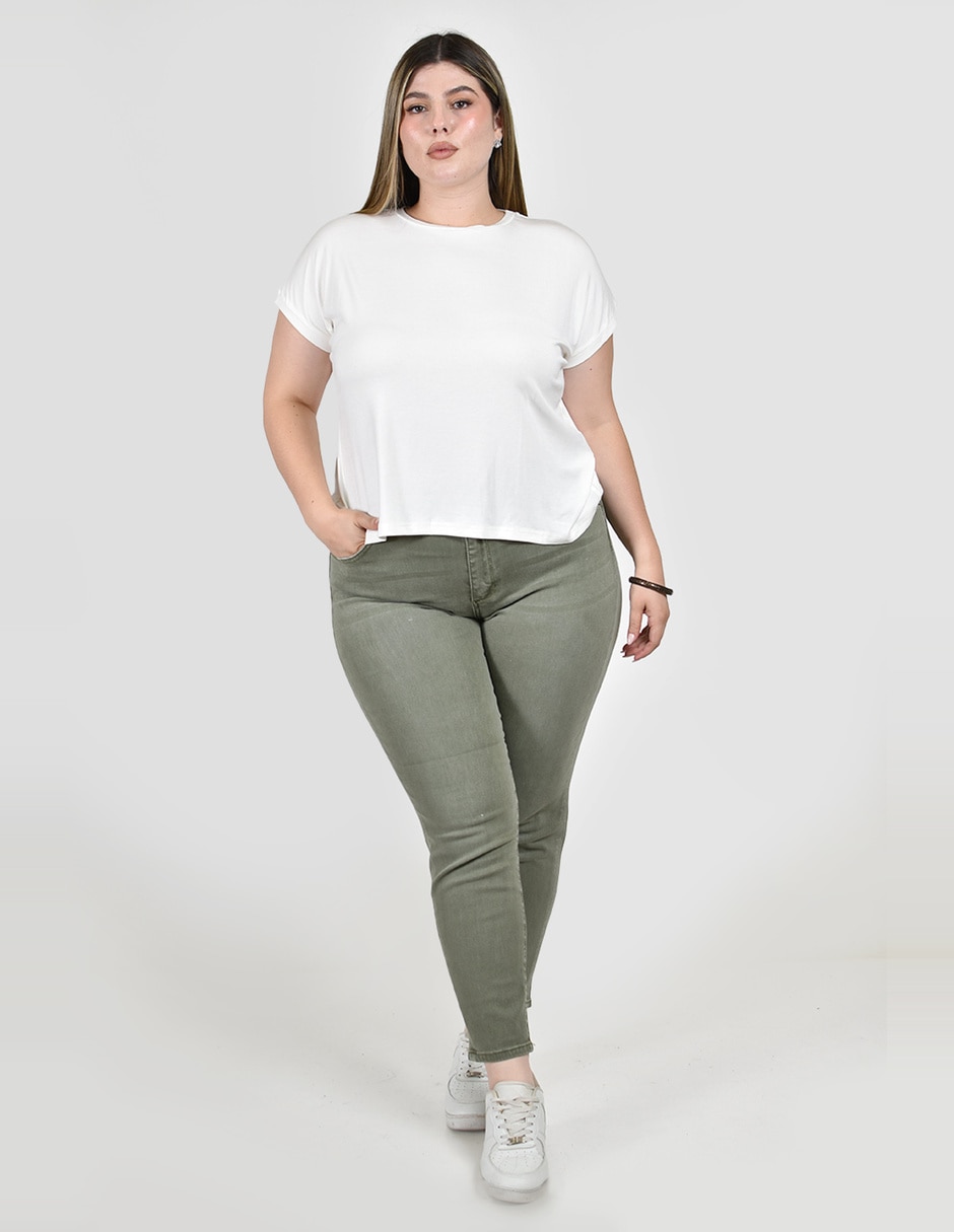 Manga Corta Cuello Redondo Para Mujer 4