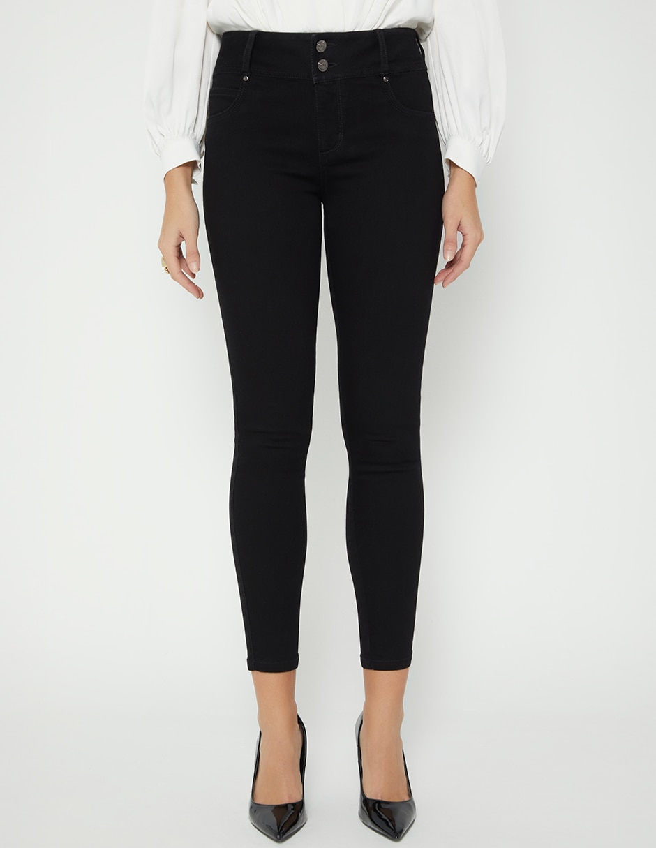 Jeans regular ultra slim cintura studio f indigo miner crawford light para mujer