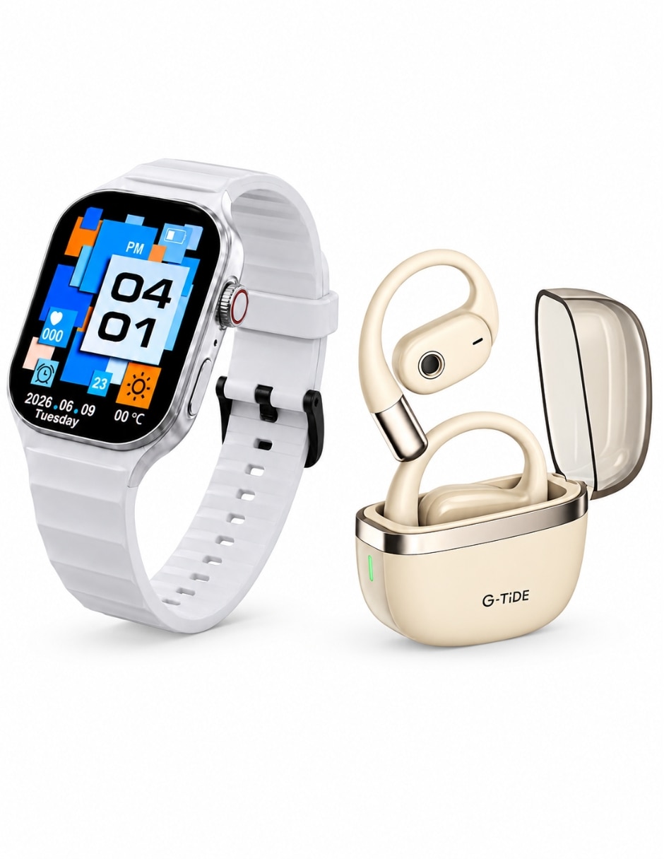 Audífonos true wireless audífonos g-tide ows8 beige con futurem fm15 inalámbrica Audífonos true wireless audífonos g-tide ows8 beige con futurem fm15 inalámbrica