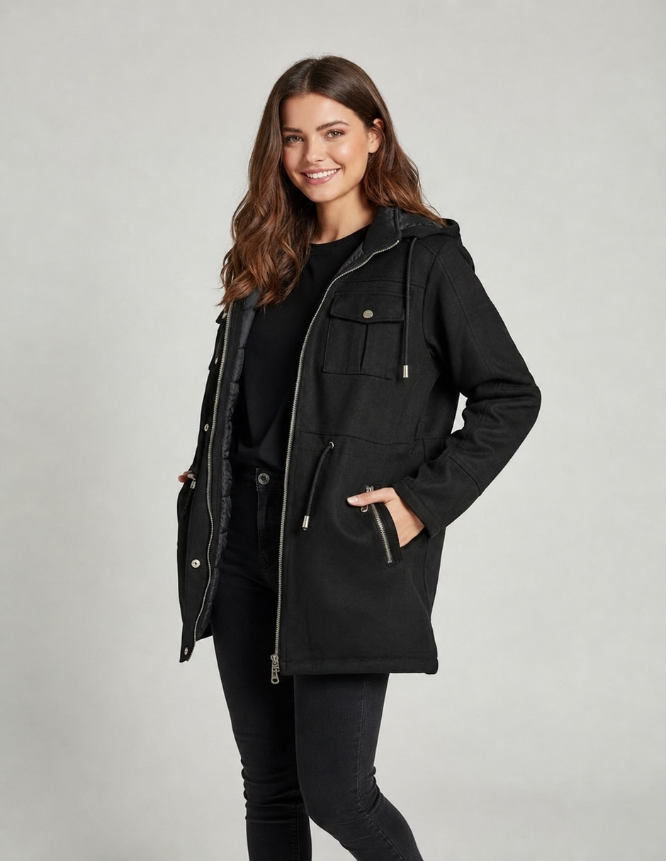 Chamarra parka polo retro of yatch london para mujer