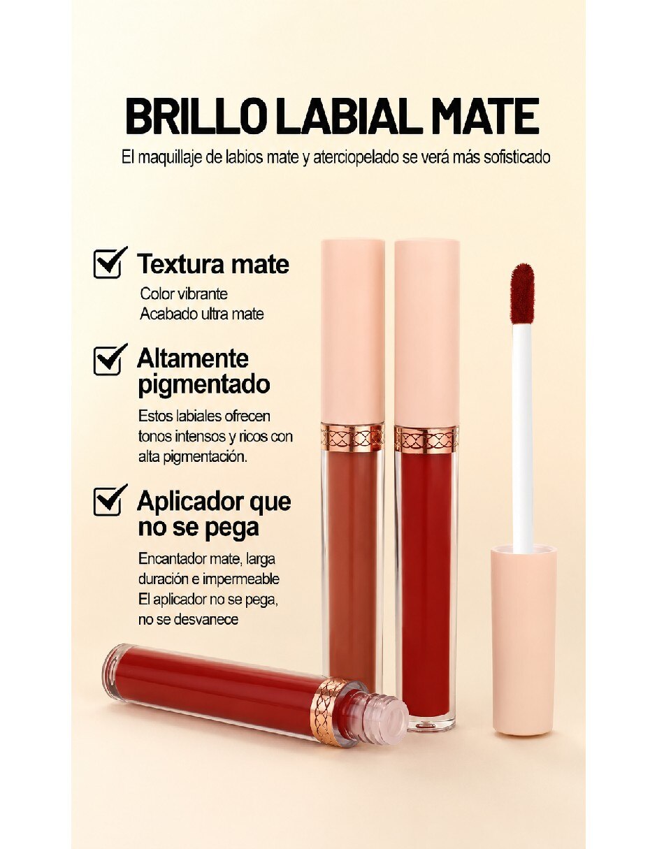 Kit labial mate 3