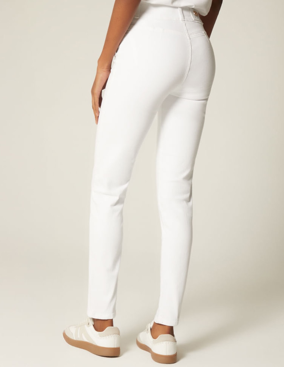 Jeans regular skinny cintura alberta salma para mujer 2