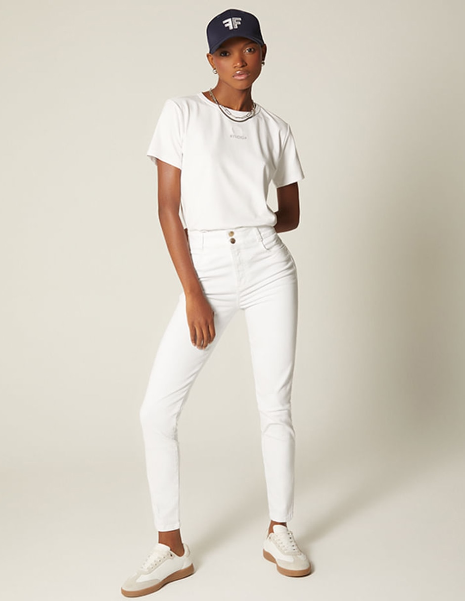Jeans regular skinny cintura alberta salma para mujer 3