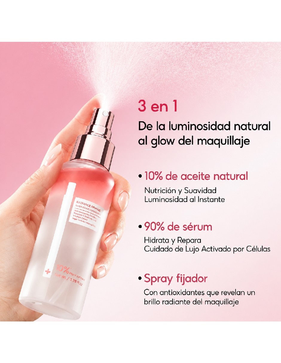 Sérum antiedad facial sérum spray iluminador anti-edad 100 ml de todo tipo de piel 3