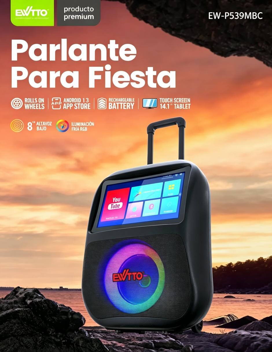 Bocina portátil Bluetooth 11