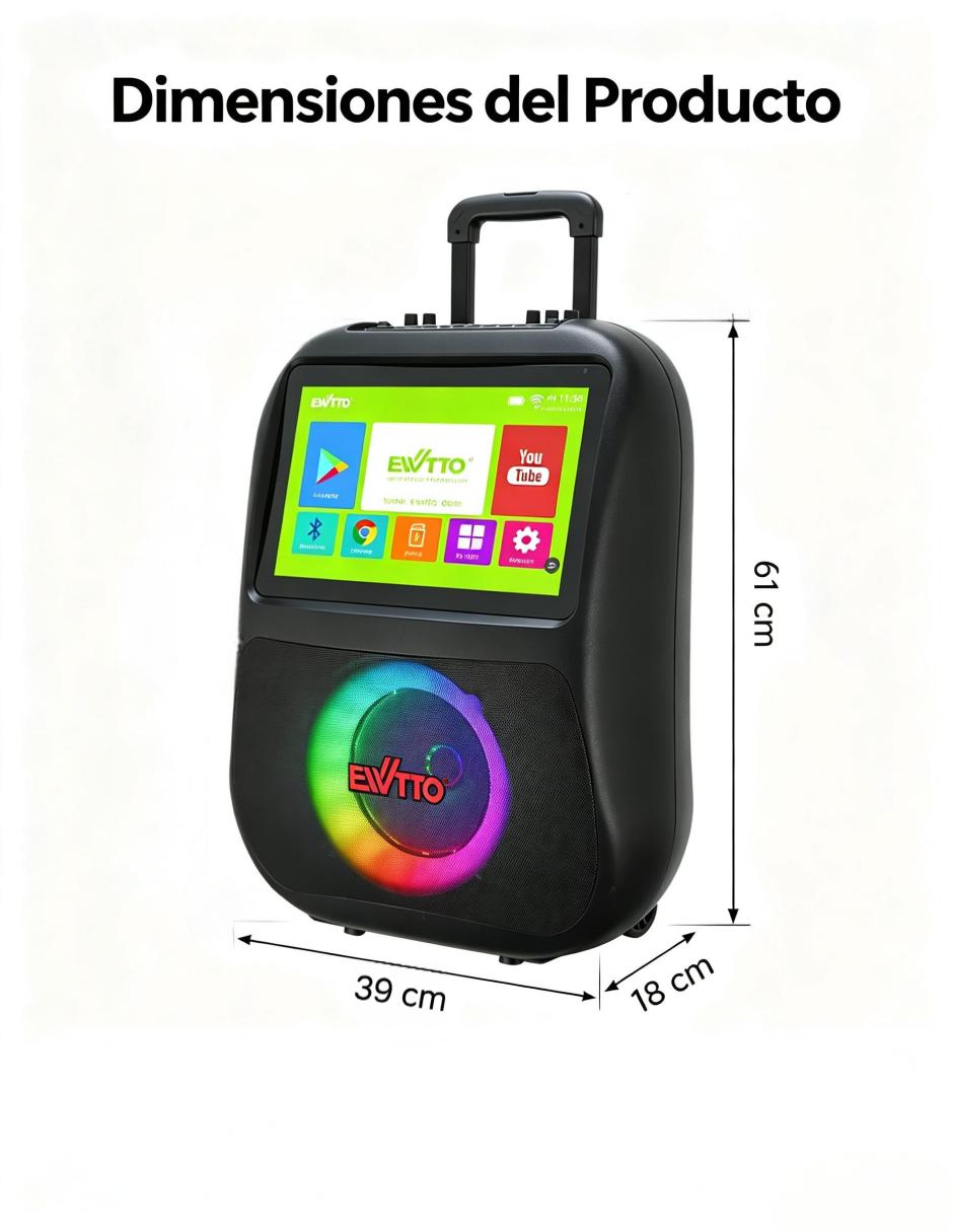 Bocina portátil Bluetooth 14