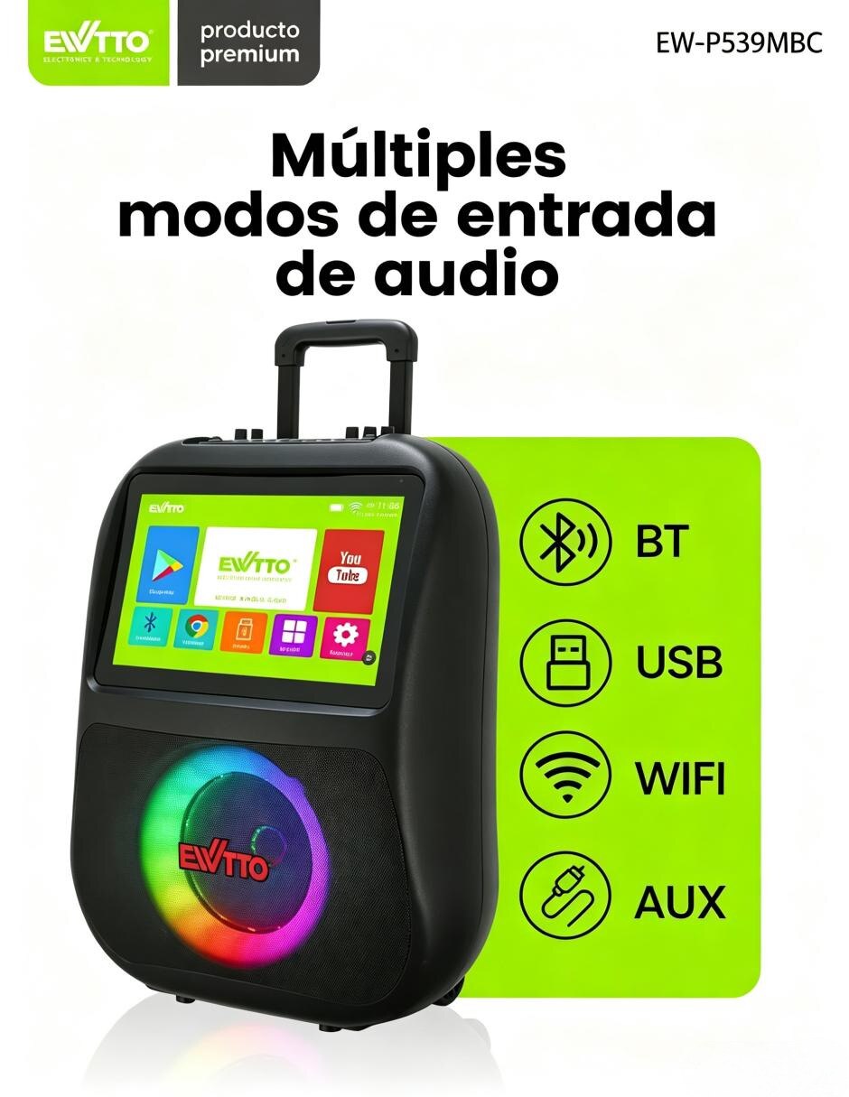 Bocina portátil Bluetooth 6