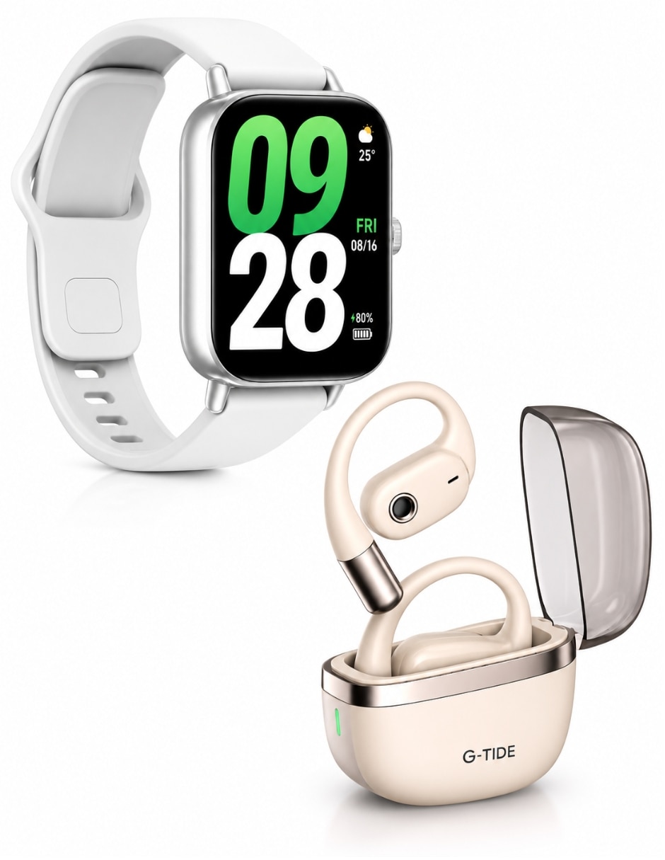 Smartband xiaomi smartwatch redmi watch 5 active plata con g-tide ows 8 beige unisex