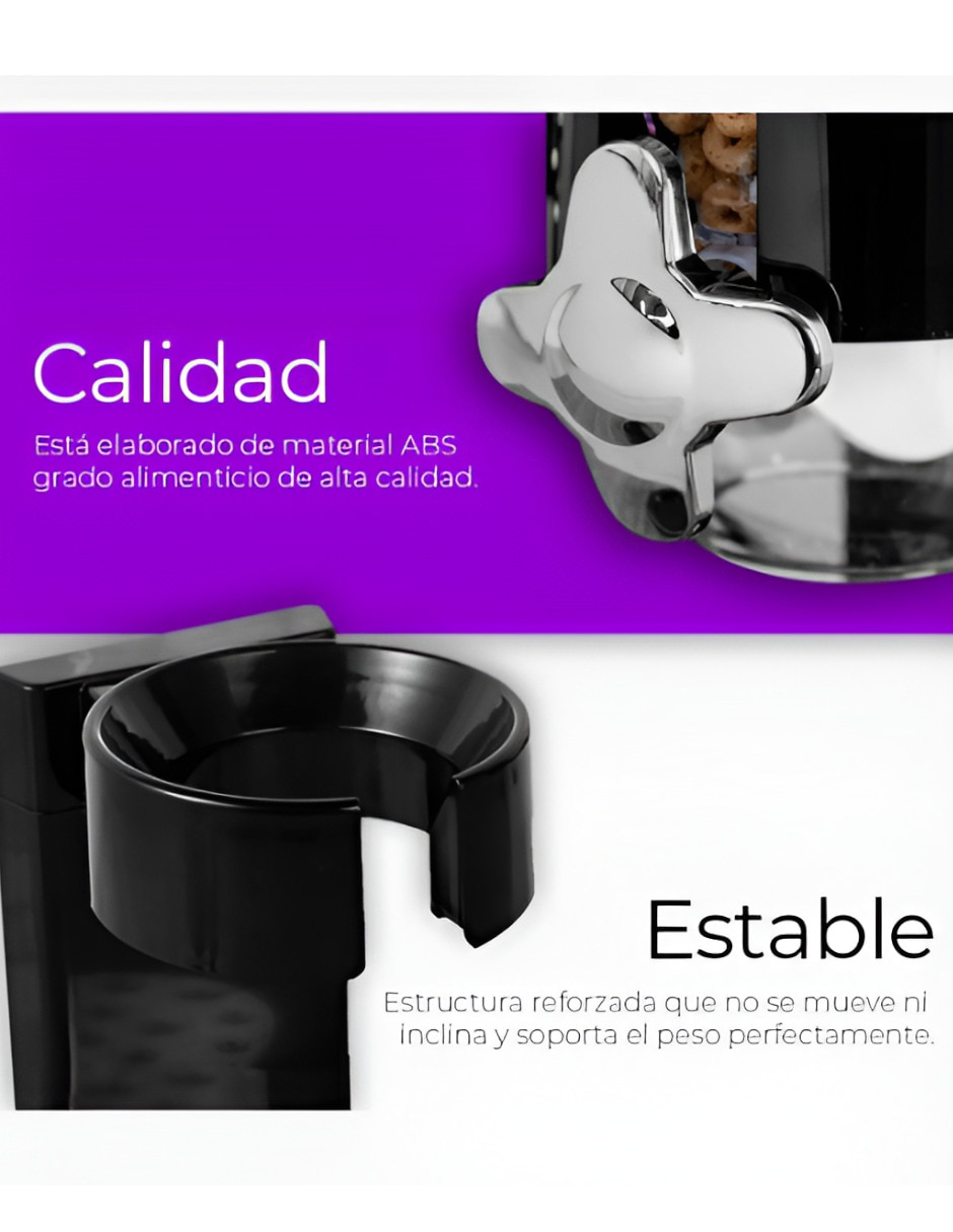 Dispensador de cereal de plástico 4
