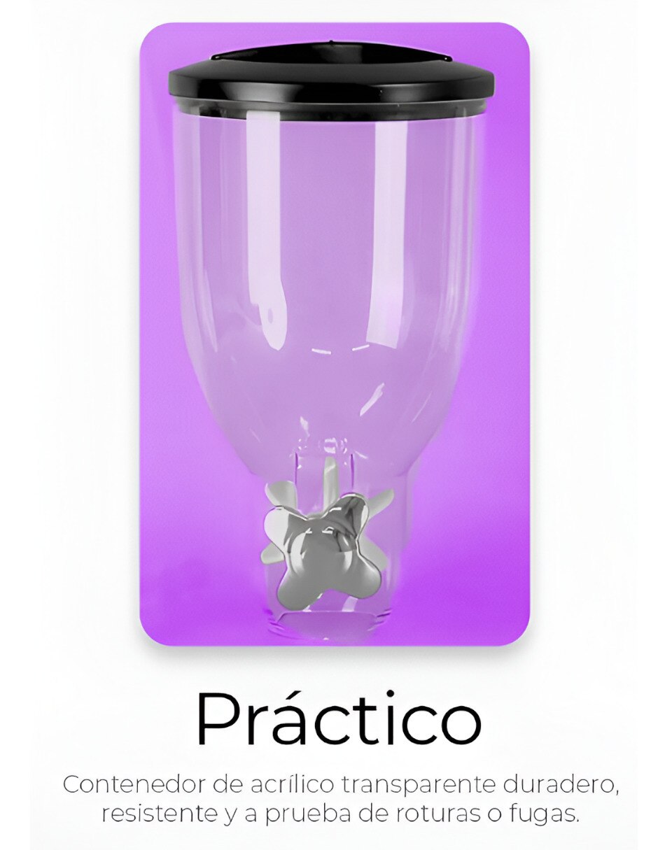Dispensador de cereal de plástico 2
