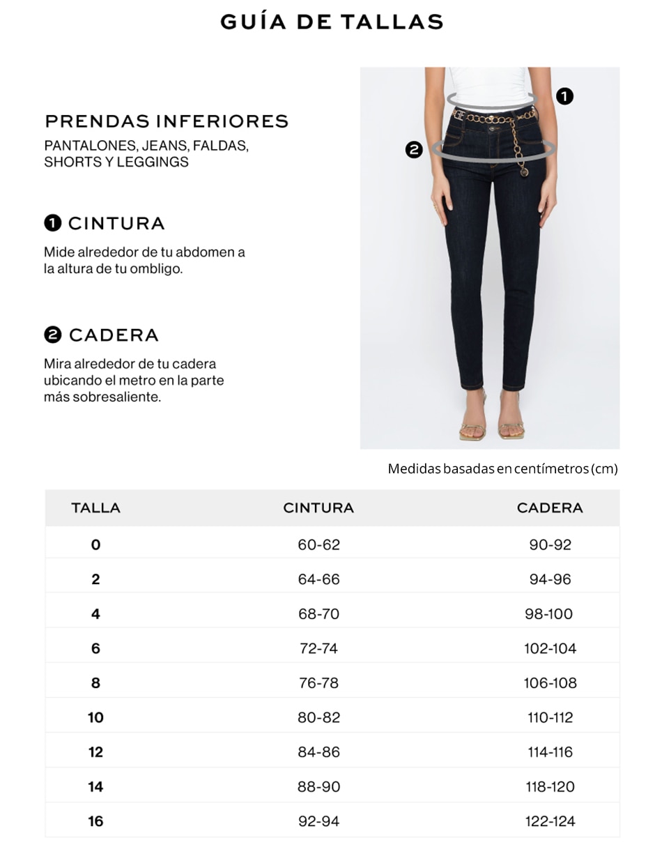 Jeans capri boyfriend cintura indigo lima para mujer 2