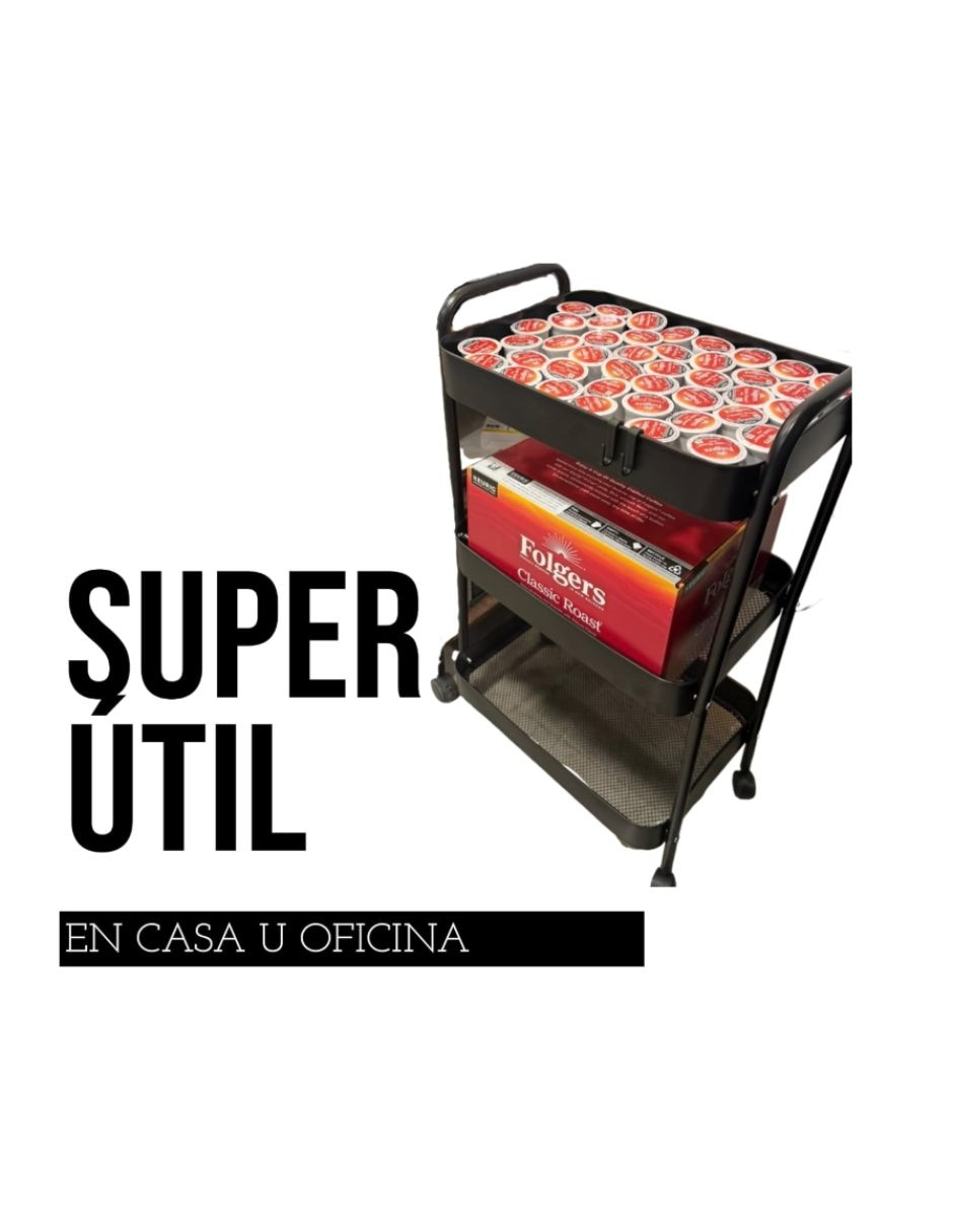 Estante de acero propia familia carrito organizador