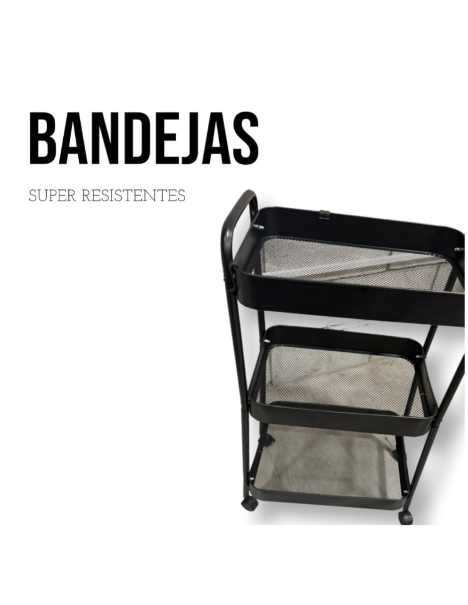 Estante de acero propia familia carrito organizador