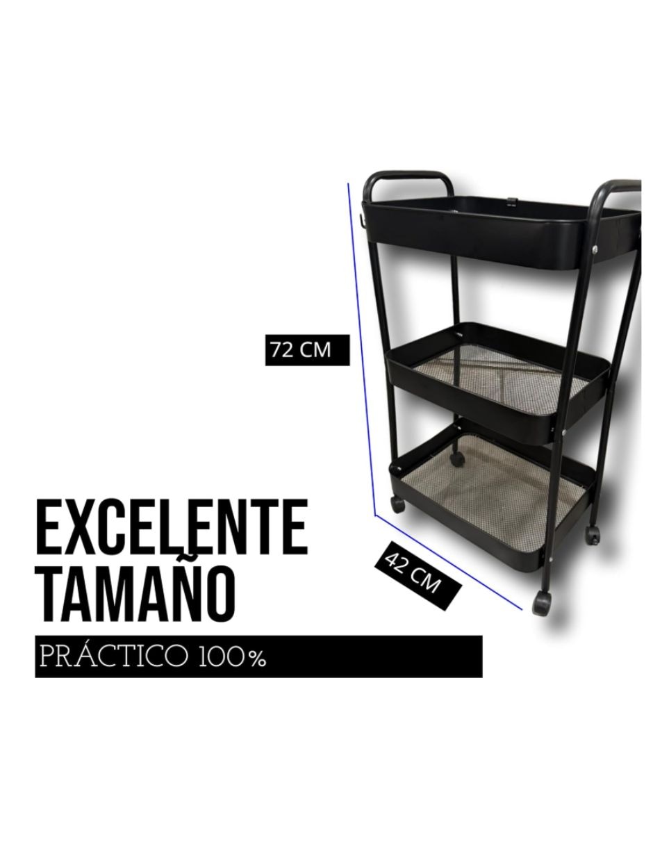 Estante de acero propia familia carrito organizador