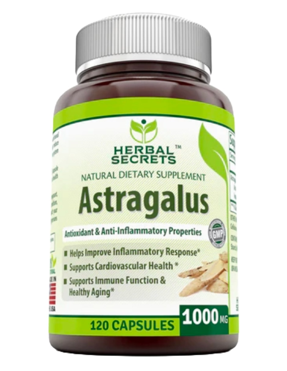 Suplementos alimenticios herbal secrets astragalus 1000 mg bienestar inmune 120 cápsulas herbal secrets con astrágalo