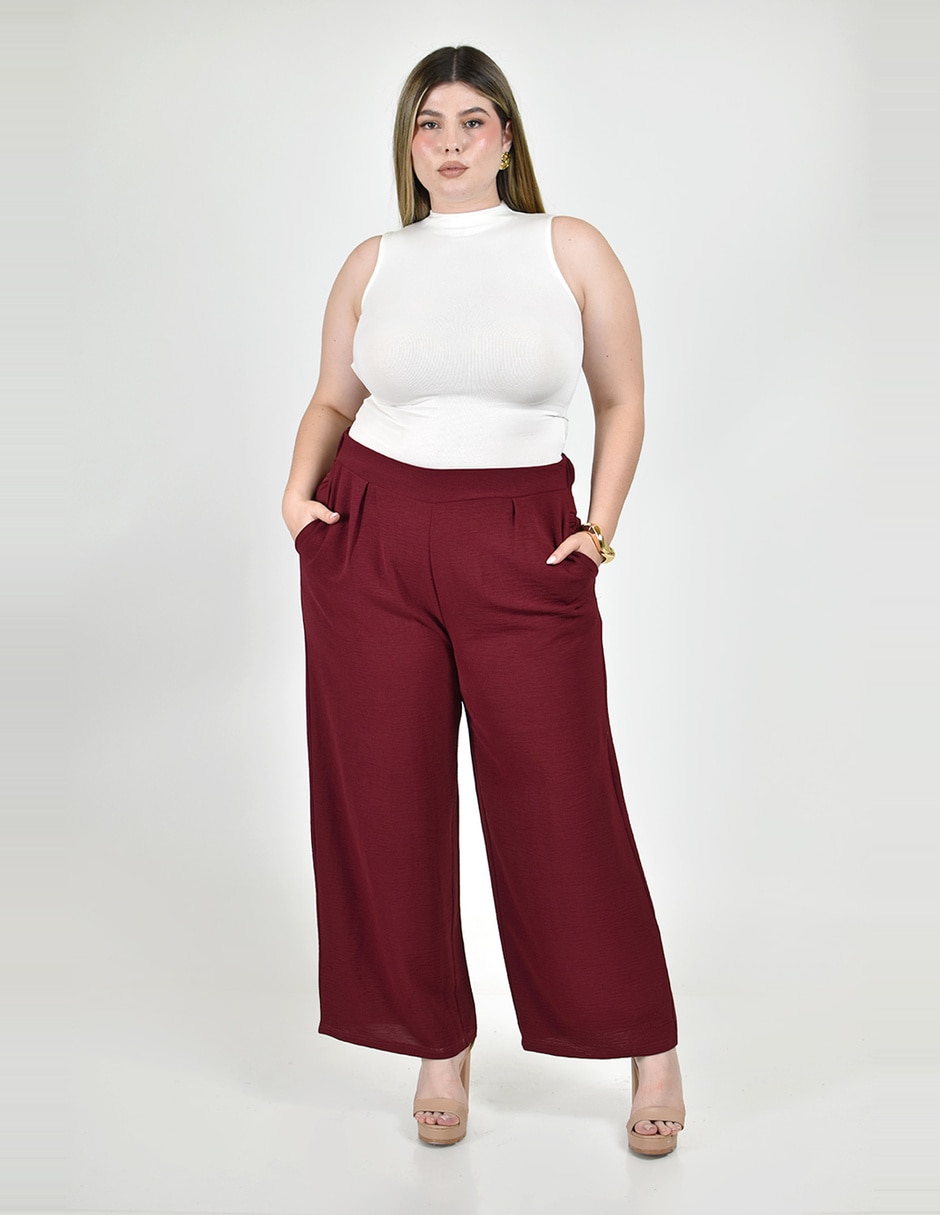 Pantalón regular regular para mujer 3