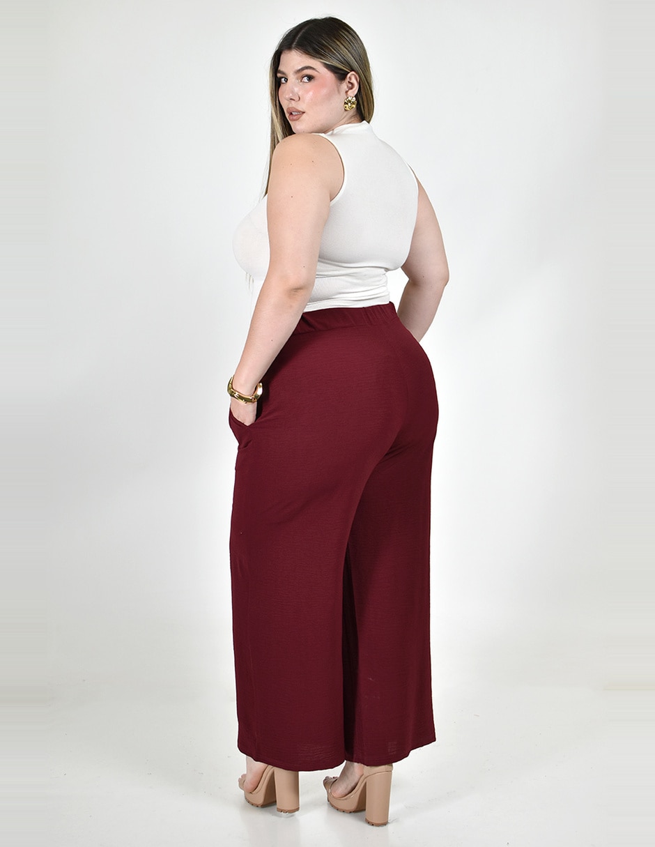 Pantalón regular regular para mujer 5