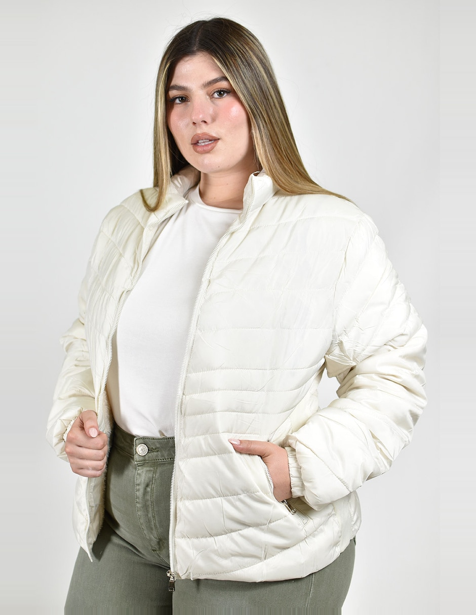 Chamarra acolchada roman fashion para mujer