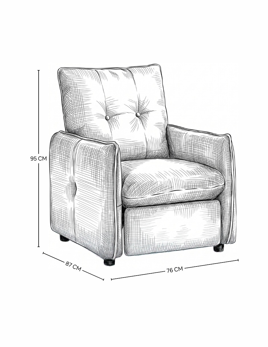Sillón reclinable livio 10