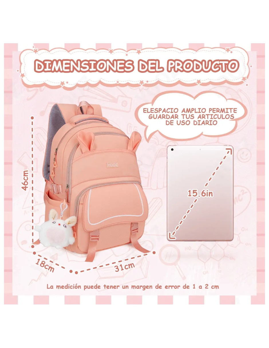 Mochila escolar para niña 5